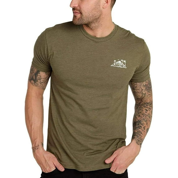 Men's Summer Islands Graphic Tees for Men S - 4XL