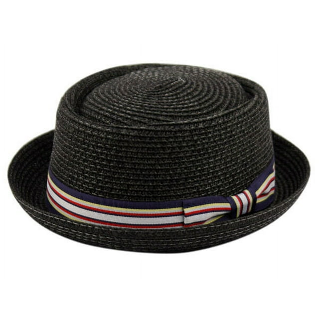 Men's Fedora Dress Hat Cuban Style Upturn Short Brim Casual Cap Solid