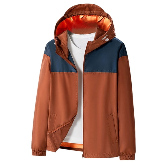 Men's Summer Lightweight Sun Protective Jacket Breathable Outdoor Fishing Coat Casual Work Wear Comfortable Shielding Windproof