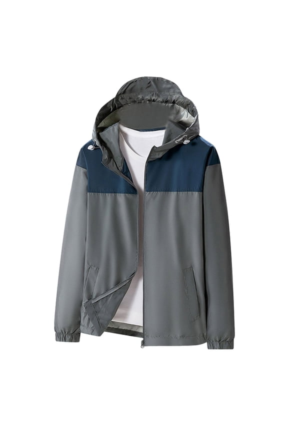 Men's Summer Lightweight Sun Protective Jacket Breathable Outdoor Fishing Coat Casual Work Wear Comfortable Shielding Windproof