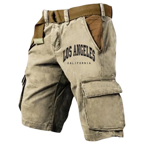 Men's Summer Loose Pocket Shorts Are Casual And Comfortable Breathable Sports Shorts