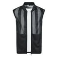 thumbnail image 1 of Men's Summer Mesh See Through Zip Vest Casual Lightweight Breathable Fishing Cycling Travel Sleeveless Jackets, 1 of 4