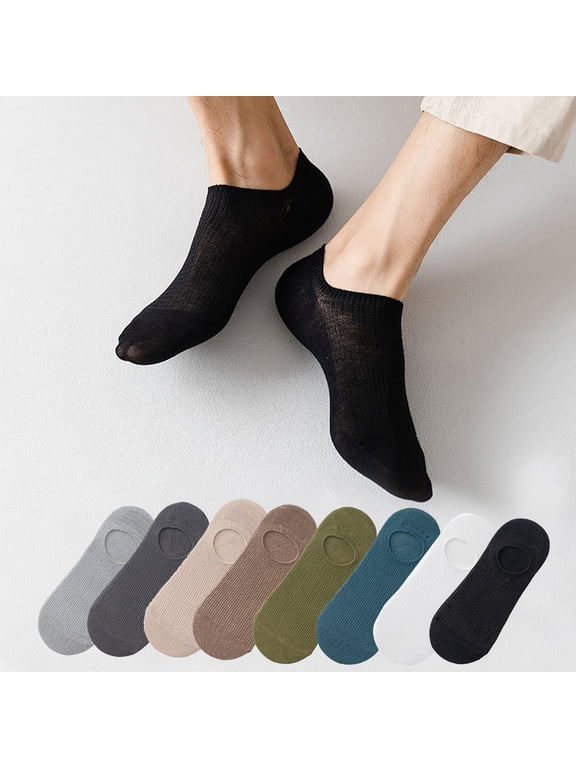 Men's Summer Mesh Sock Slippers Solid Breathable Casual Lightweight Indoor Outdoor