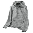 thumbnail image 1 of Men's Summer New Lightweight Jackets Unisex Sun Protection Hooded Coat Long Sleeve Sports Outdoor Hiking Zipper Coats with Pockets Gray M, 1 of 9