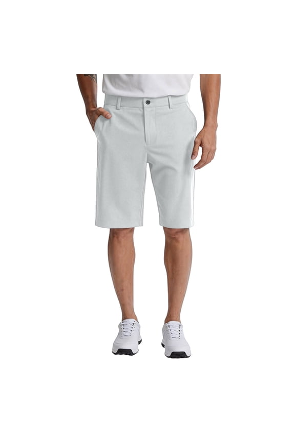Men's Summer Nylon Golf Shorts With Pockets Button Closure Wrinkle Resistant Quick Dry Relaxed Fit Work Commute Business Casual Bottoms,L