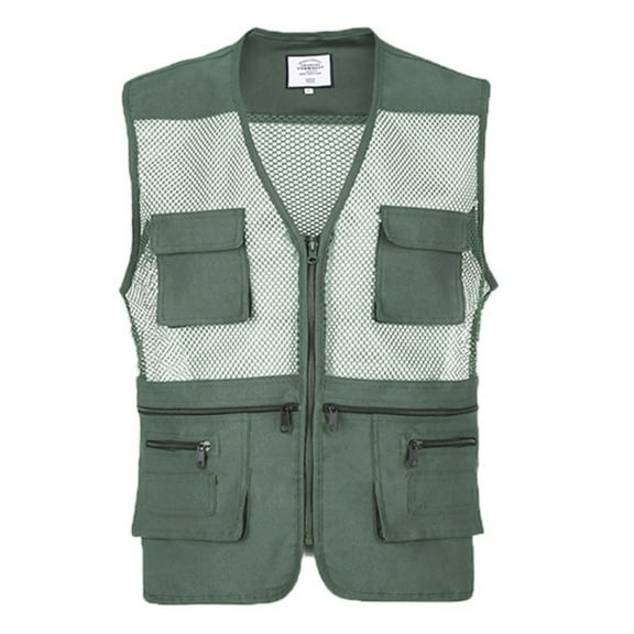 Men's Summer Photography Tour Fishing Pocket Vest, Practical and Fashionable