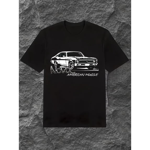 Men's Summer Printed Short-Sleeve T-Shirt, Breathable Regular Fit Short Sleeve for Spring and Summer Casual Outdoor Wear