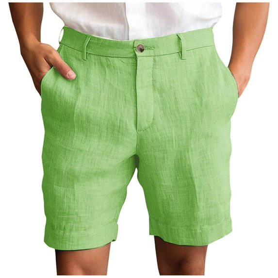 Men's Summer Shorts Casual Loose Fit Line Short With Drawstring