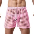 Men's Shorts Sexy Mesh Hollow Shorts Running Exercise Training Mesh