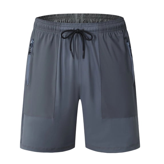 Men's Summer Shorts Quick Dry Elastic Waist Athletic Shorts Running Hiking Tennis Workout Lightweight Sports Short Pants