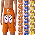 thumbnail image 1 of Men's Summer Shorts Sport Leisure Beach Men's Shorts Funny Print Men's Shorts with Elastic Drawstring Summer Shorts Loose Comfortable Leisure Shorts Breathable Lightweight Sports Shorts, 1 of 5