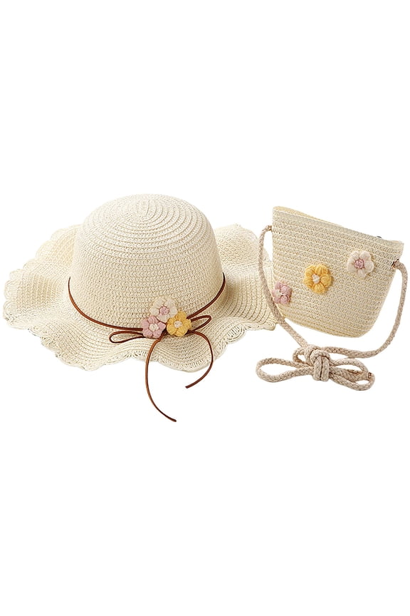 Women Straw Sun Hat Floral Women Crochet Bucket Hat Beach Hat Hand Women Boho Sun Hats for Women Pink