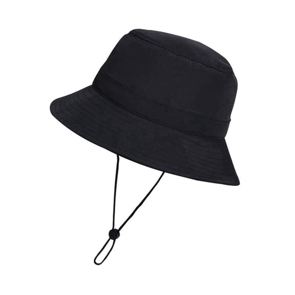 Men’s Summer Sunscreen Fisherman Hat, Outdoor Hiking Fishing Sun Basin Hat, Breathable Ponytail Design Sun Hat
