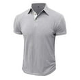 thumbnail image 1 of Men’s Summer Tennis Shirts Soft Cotton Breathable Performance Athletic Short Sleeve Golf Shirt Casual T-Shirt, 1 of 5