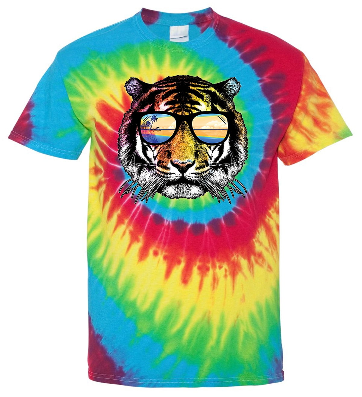 tie dye tiger shirt