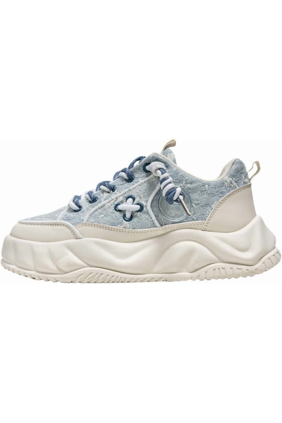 Men's Summer breathable shoes - Sports thick-soled shoes with foot arch pad