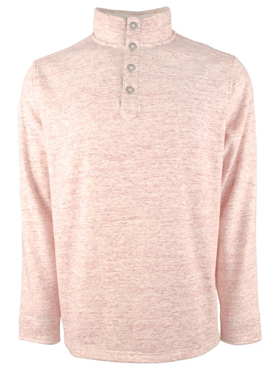 Men's Summit Snap Mock Neck Pullover Shirt MWH Large