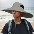 thumbnail image 1 of Men's Sun Breathable Fisherman Hat For Outdoor Activities Cute Visors for Women Western Style Hat Hat with Neck Cover Or Hats Men Huge Beach Hat Visors Women Solar Roller Hat Men's Rain Hat Big Hats, 1 of 3