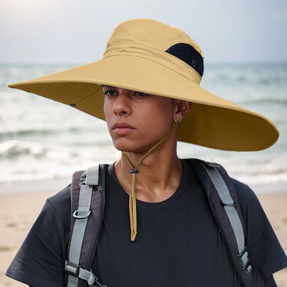 Men's Sun Breathable Fisherman Hat For Outdoor Activities Hut Hat Floppy Hate Sombrero Impermeable Floppy Hat Men Mens Floppy Hat Travel Hat for Men Wide Hats for Women Outback Hat Cowboy Caps Jungle