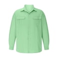 thumbnail image 1 of Men's Sun Protection Fishing Shirt UPF 50+ Lightweight Quick Dry Cowboy Button Down Work Shirts for Hiking Safari, 1 of 3