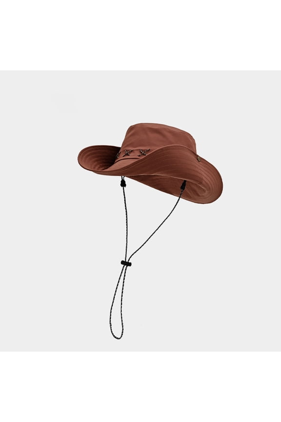 Men's Sun Protection Hat Wide Brim Outdoor Fishing Hiking Camping Hunting Boating Safari Gardening