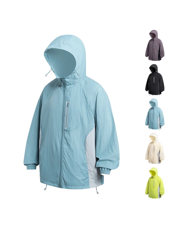 Men's Sun Protection Jacket Ice Silk Hoodie, Lightweight Nylon Spandex Zip Up Cardigan, Long Sleeve Cooling UPF 50+ Swim Shirt, Quick Dry Outdoor Fishing Hiking Beach | Zenithor,Beige L