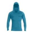 thumbnail image 1 of Men's Sun Protection Long Sleeve Fishing Shirt UPF 50+ with Mask, Fishing Shirts, Lightweight Outdoor Quick Dry Sports Top Dark Green XL, 1 of 4