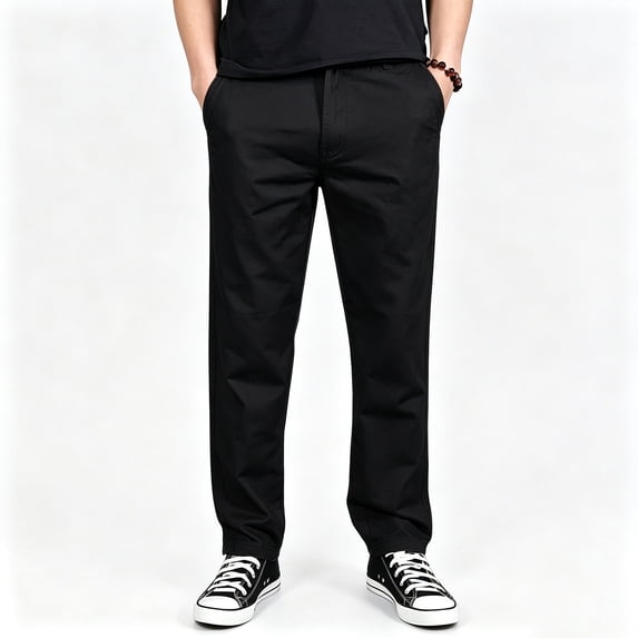 Men's Sun Protection Outdoor Pants UPF50+ Stretch Twill Cloth Large Capacity Multi Pockets S-XL