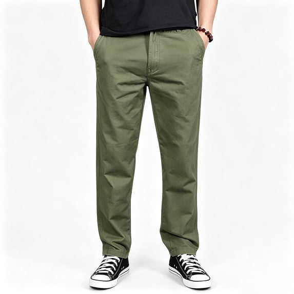 Men's Sun Protection Outdoor Pants UPF50+ Stretch Twill Cloth Large Capacity Multi Pockets S-XL