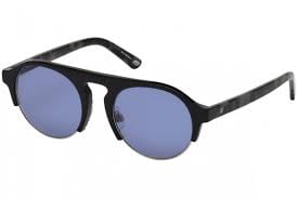 SUNGLASSES - POLARIZED FASHION SUN GLASSES WEB EYEWEAR BLACK MEN WE0224 05V