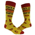 thumbnail image 1 of Men's Suns Out Buns Out Socks Funny Backyard Cookout Bar-b-que Summer Graphic Novelty Fotowear, 1 of 7