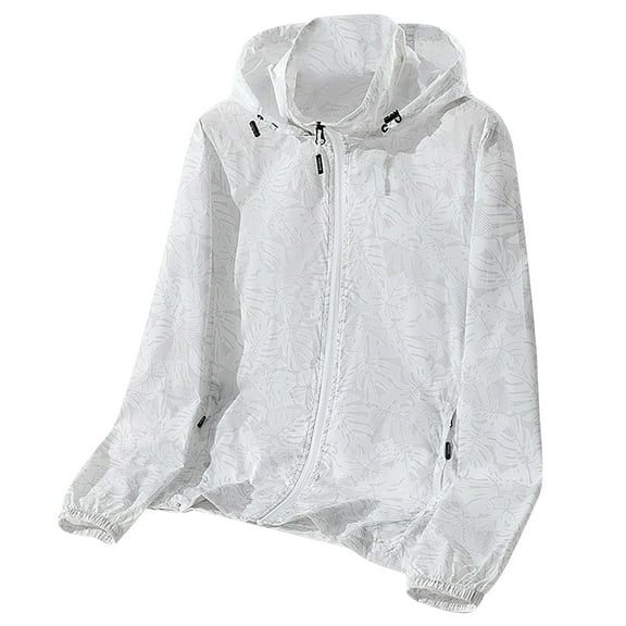 Men's Sunscreen Long Sleeved Hooded Lightweight And Breathable