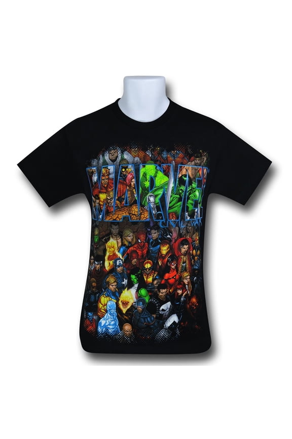Men's Super Hero Group Shot Graphic Tee