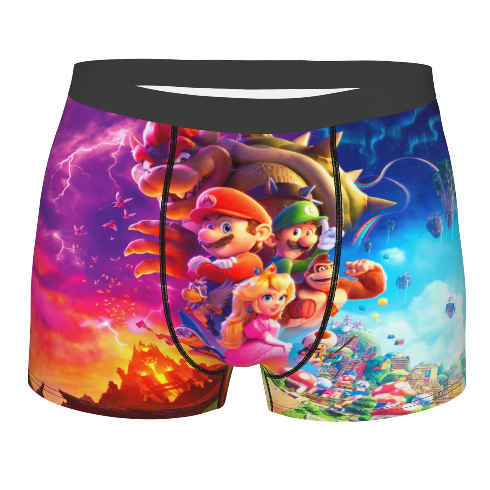 Men's Super Mario Boxer Briefs Underwear Shorts Underpants Men's Super Mario Boxer Briefs Underwear Shorts Underpants