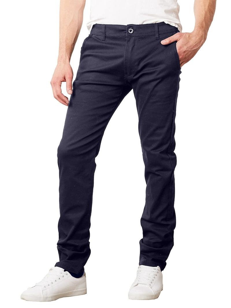 Men's Super Stretch Slim Fit Everyday Chino Pants (Sizes, 30-42