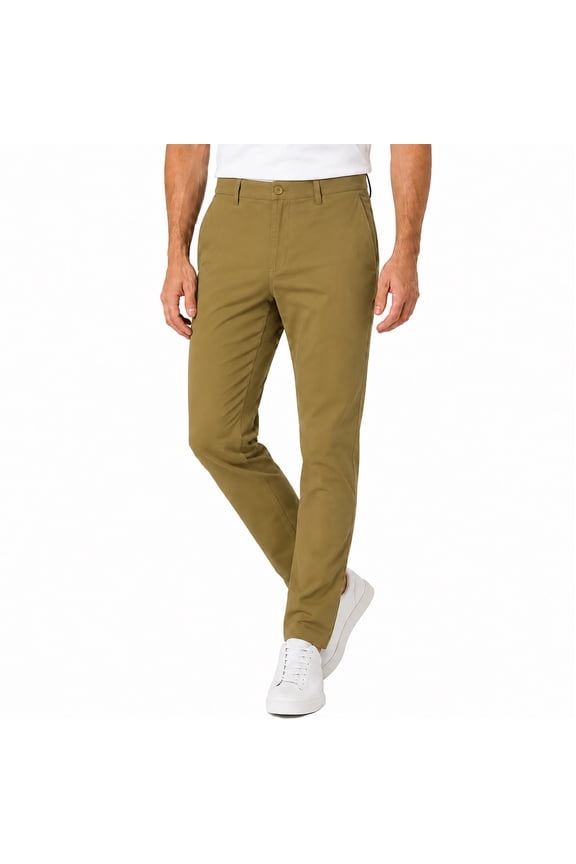 Men's Super Stretch Slim Fit Everyday Chino Pants (Sizes: 30-42)