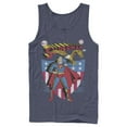 thumbnail image 1 of Men's Superman American Hero Tank Top Navy Blue Small, 1 of 3