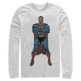 thumbnail image 1 of Men's Superman Bold Hero Pose  Long Sleeve Shirt White Small, 1 of 3
