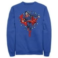 thumbnail image 1 of Men's Superman Christmas Lights  Sweatshirt Royal Blue Large, 1 of 4