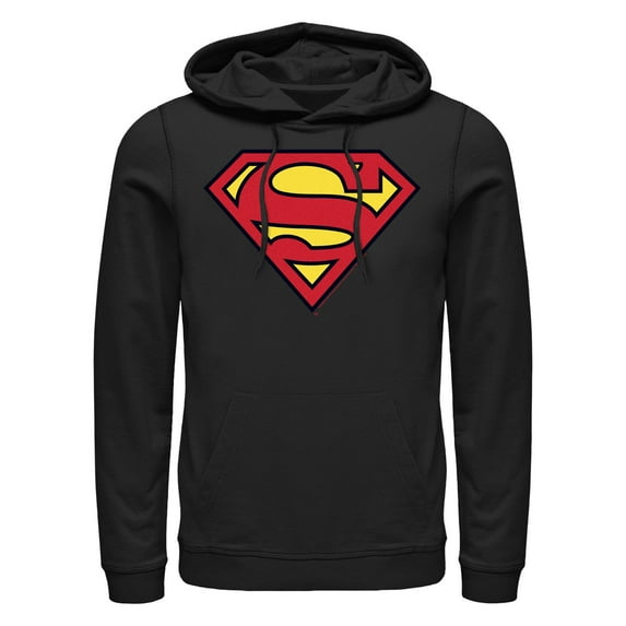 Men's Superman Classic Logo Pull Over Hoodie