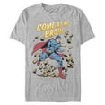 thumbnail image 1 of Men's Superman Come At Me Bro  Graphic Tee Athletic Heather Small, 1 of 4