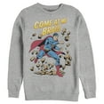 thumbnail image 1 of Men's Superman Come At Me Bro  Sweatshirt Athletic Heather Medium, 1 of 3