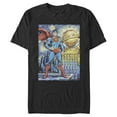 thumbnail image 1 of Men's Superman Daily Planet Starry Night Graphic Tee Black X Large, 1 of 4