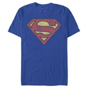Men's Superman Distressed Logo Graphic Tee,