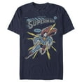 thumbnail image 1 of Men's Superman Electrified  Graphic Tee Navy Blue X Large, 1 of 4