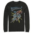 thumbnail image 1 of Men's Superman Electrified  Long Sleeve Shirt Black Small, 1 of 3
