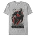 thumbnail image 1 of Men's Superman Flight Looking On  Graphic Tee Athletic Heather 2X Large, 1 of 4