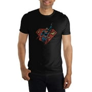 Mens Superman Flying S Shirt-Small