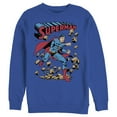 thumbnail image 1 of Men's Superman Hero Break Barriers  Sweatshirt Royal Blue 3X Large, 1 of 3