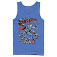 thumbnail image 1 of Men's Superman Hero Break Barriers  Tank Top Royal Blue 2X Large, 1 of 3
